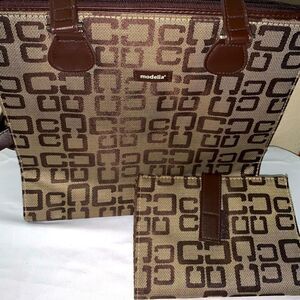 Vintage Modella monogram CC tote with pencil case